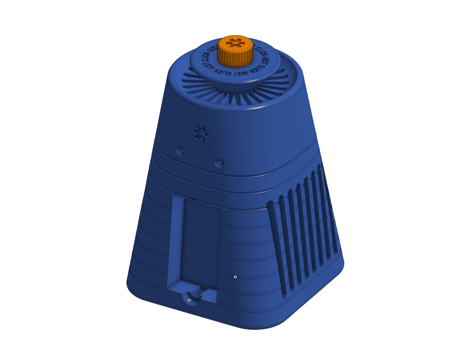 Airium rotating freshener module opened from the lower body