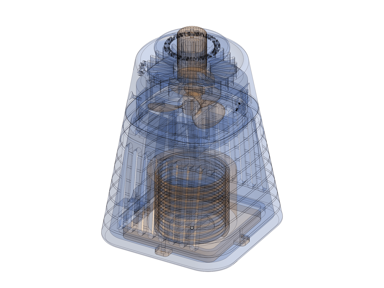 Transparent Airium internal mechanism view
